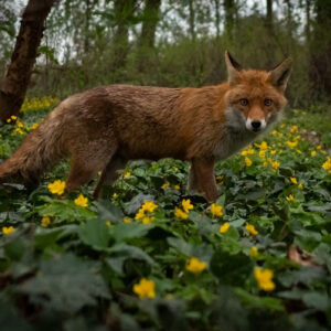 Fox renard portrait foret