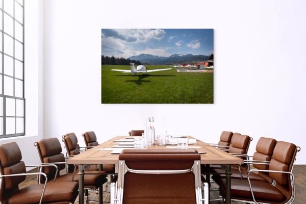 fine art cessna aeroport autriche printemps